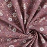 Bavlněný žerzej Květinová louka – tmavě starorůžová,  thumbnail number 3