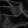 Žakárové žerzejové kloké Copánkový vzor – černá,  thumbnail number 2