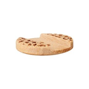 Dřevěný knoflík 2dírkový – béžová, 