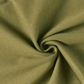 Třpytivé manžety z trubicovité tkaniny – olivová/zlatá metalická, 