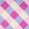 Bavlněný satén Large Gingham | Nerida Hansen – pastelově fialová/vlněná bílá,  thumbnail number 1