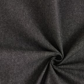 Těžký bavlněný denim – černá, 