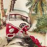 Dekorační látka Kusový gobelín VW Bulli – přírodni/červená,  thumbnail number 4