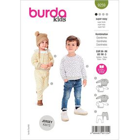 sladěný outfit | Burda 9259 | 56–98, 