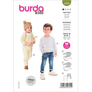 sladěný outfit | Burda 9259 | 56–98, 