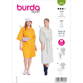 Šaty | Burda 5845 | 36-46, 