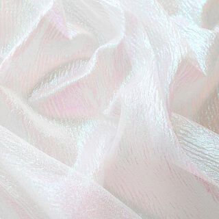 Organza Glitzer – bílá, 