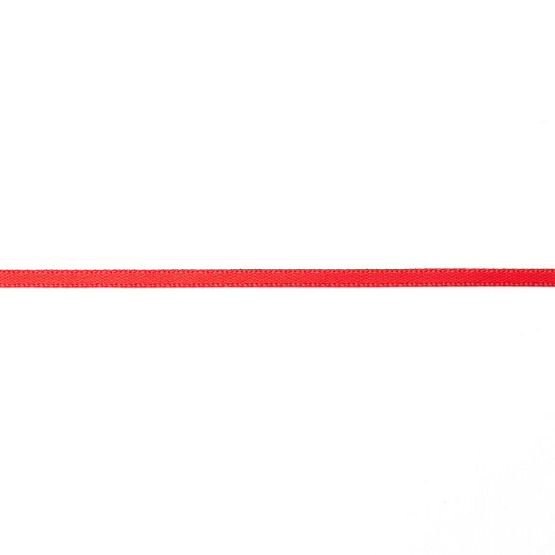 Saténová stuha [3 mm] – červená,  image number 1