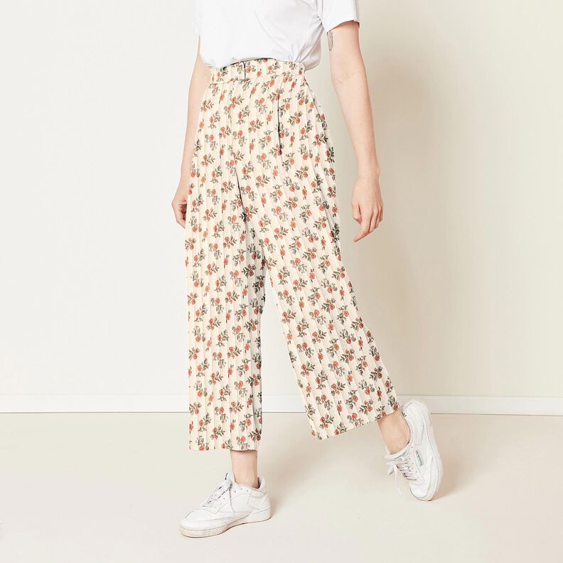 Mu&scaron;el&iacute;n Pro&scaron;&iacute;van&aacute; l&aacute;tka Romantick&eacute; květiny &ndash; vlněn&aacute; b&iacute;l&aacute;/světl&yacute; odst&iacute;n bobulov&eacute;ho ovoce,  image number 7