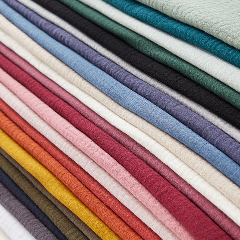 Mušelín / dvojitá mačkaná tkanina – pastelově fialová,  image number 10