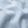 Strečová látka na košile úzké proužky – bílá/světle modra,  thumbnail number 2
