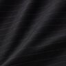 Bavlněná tkanina s vodorovnými pruhy – černá,  thumbnail number 2