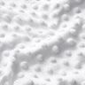 Hebký fleece vyražené puntíky – bílá,  thumbnail number 2