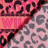 Viskóza Voál Návrh okraje Lva a květin Panel – pink/oranžová,  thumbnail number 5