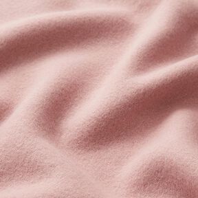 Bavlněný fleece Jednobarevné provedení – starorůžová, 