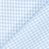 Bavlněná látka Vichy károvaná 0,2 cm – světle džínová modrá/bílá,  thumbnail number 3