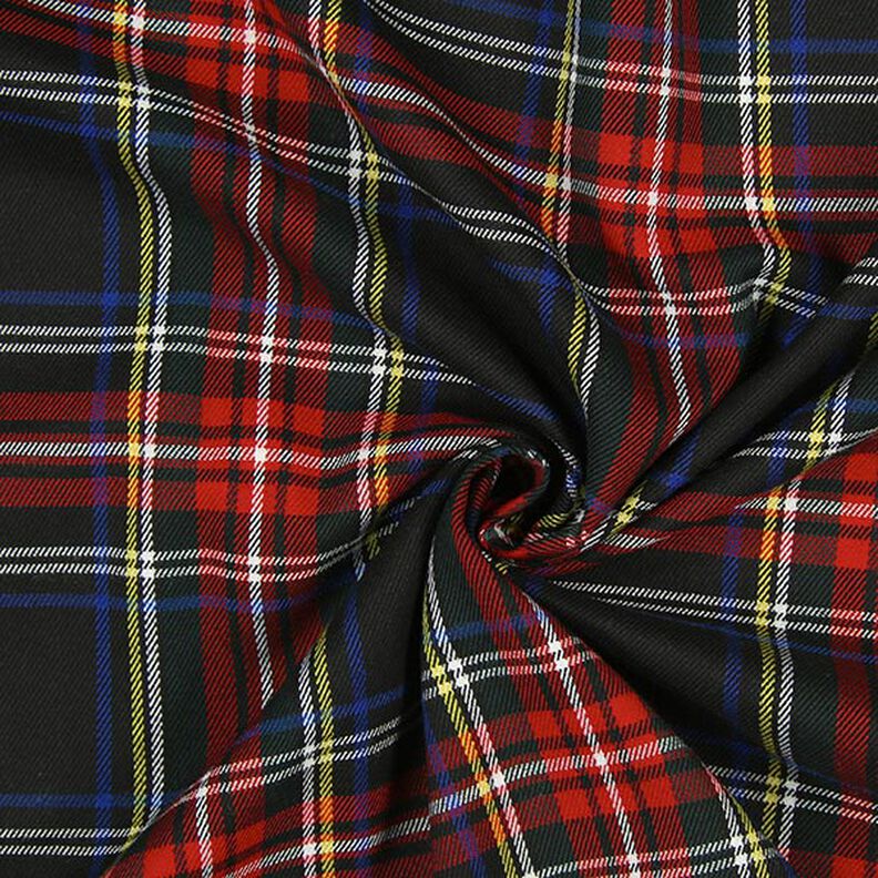 Skotská kostka tartan – kostka velká – černá,  image number 2