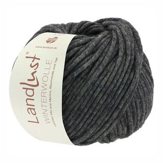 LANDLUST Winterwolle, 50g | Lana Grossa – antracitová, 