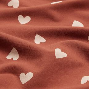 Francouzsk&eacute; frot&eacute; letn&iacute; tepl&aacute;kovina Rozpt&yacute;len&aacute; srdce &ndash; tmav? ?erven&aacute;, 