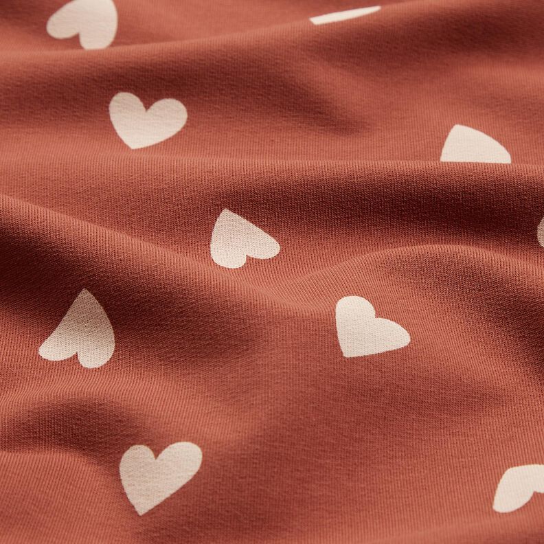 Francouzsk&eacute; frot&eacute; letn&iacute; tepl&aacute;kovina Rozpt&yacute;len&aacute; srdce &ndash; tmav? ?erven&aacute;,  image number 2