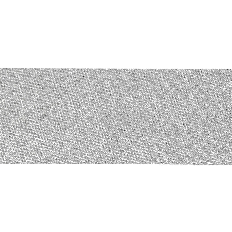 Šikmý proužek Metalický [30 mm] – stříbrná metalická,  image number 2