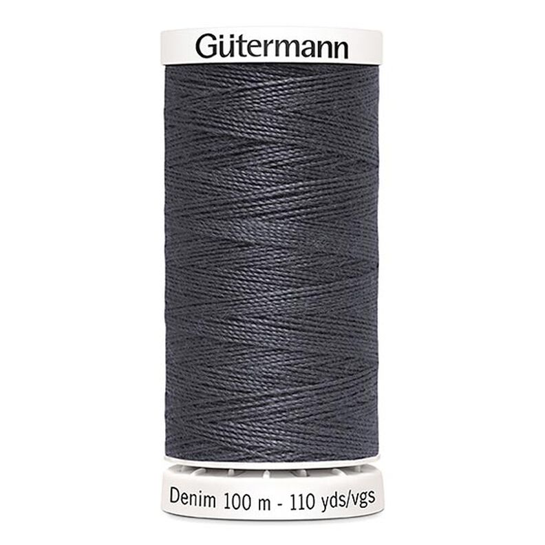Džínová nit [9455] | 100 m | Gütermann – šedá,  image number 1