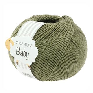 Cool Wool Baby, 50g | Lana Grossa – tmave olivová, 