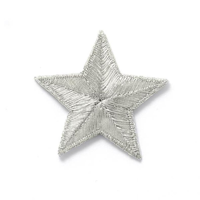 Aplikace Hvězdička – stříbrná metalická,  image number 1