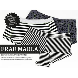 FRAU MARLA – dámské kalhoty, Studio Schnittreif  | XS -  XXL, 