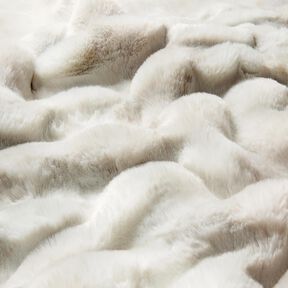 Uměl&aacute; kože&scaron;ina Dlouh&eacute; vlasy s barevn&yacute;m gradientem &ndash; stř&iacute;brně &scaron;ed&aacute;, 