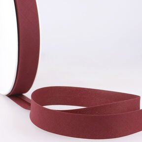 Šikmý proužek Polycotton [20 mm] – bordó, 
