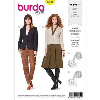 Blejzr, Burda 6160 | 34-44, 