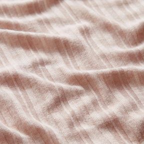 Žebrovaný úplet jednobarevný – rose, 