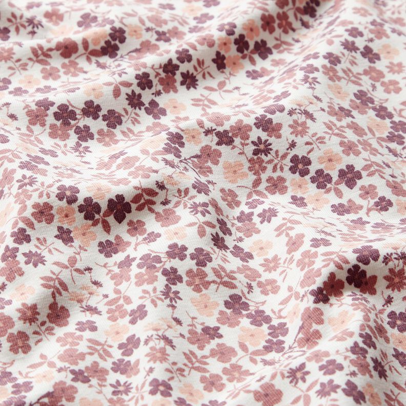 Bavln?n&yacute; žerzej Mo?e kv?tin &ndash; b&iacute;l&aacute;/sv?tle fialova,  image number 2