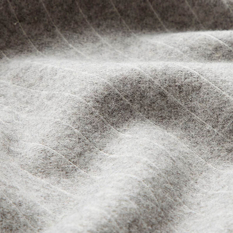 Pletený žakár počesaný Vlasový proužek – světle šedá,  image number 3