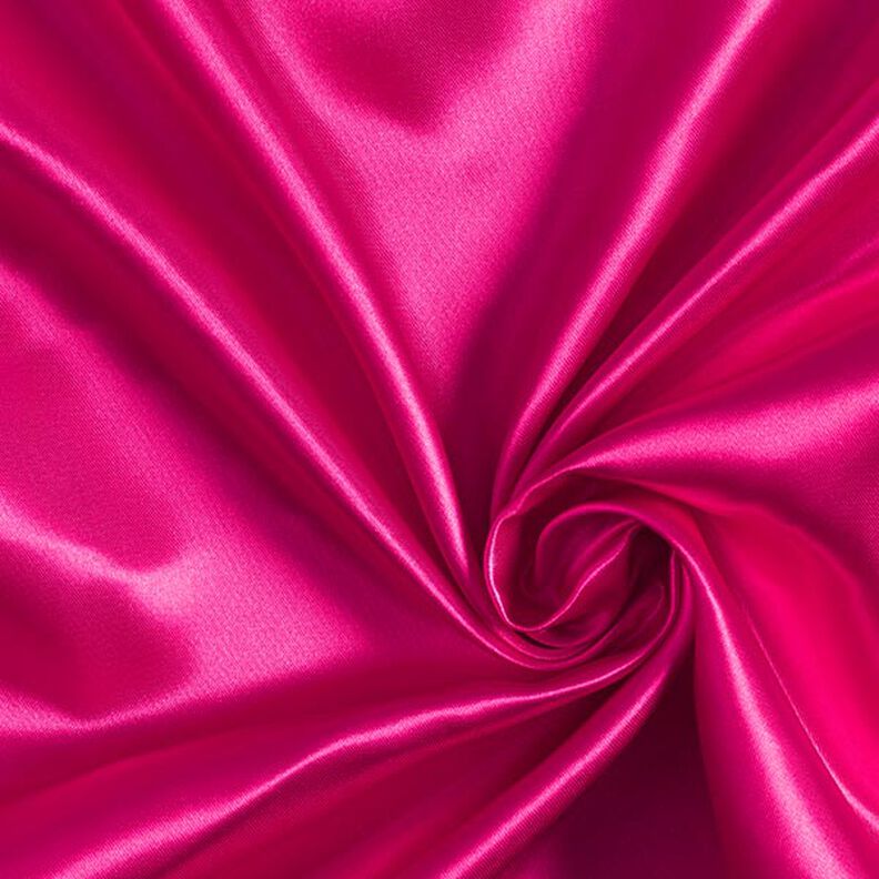 Polyesterový satén – výrazná jasně růžová,  image number 1