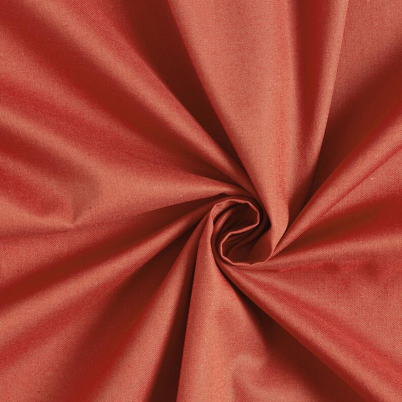 Bavlněná látka Kreton Jednobarevné provedení – terracotta,  image number 1
