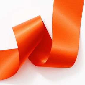 Saténová stuha [50 mm] – oranžová, 