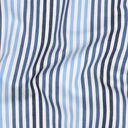 Denim Směs s bavlnou Pruhy | Poppy Fabrics – džínově modrá/vlněná bílá, 