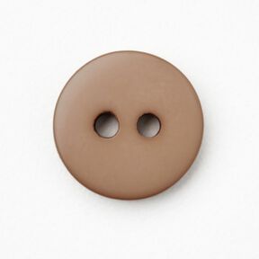 2dírkový kulatý knoflík [Ø 11 mm] – cashew (béžová), 
