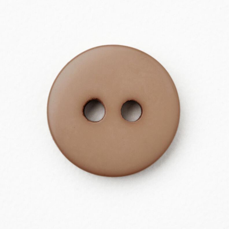 2dírkový kulatý knoflík [Ø 11 mm] – cashew (béžová),  image number 1
