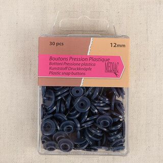 Patentky [ 30 ks / Ø12 mm   ] – namornicka modr, 
