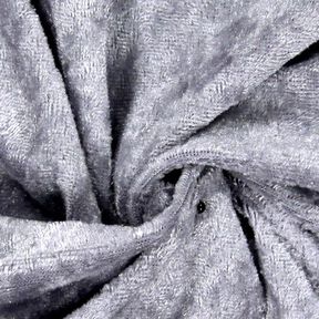 Panné samet – stříbrná, 