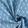 Povrstvená bavlna Grafické hvězdy – modrá/bílá,  thumbnail number 4
