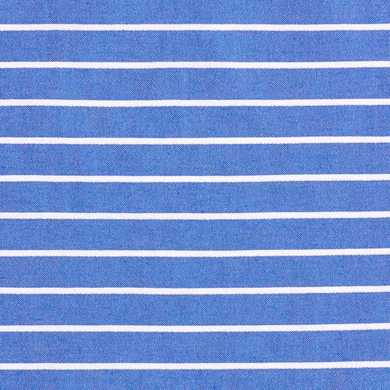 Viskózový streč s třpytivými pruhy – modrá/bílá,  image number 1