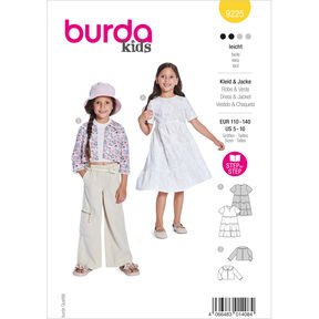 Bunda / Šaty | Burda 9225 | 110-140, 