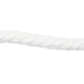 Bavlněná šňůrka [ Ø 8 mm ] – bílá, 