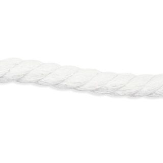 Bavlněná šňůrka [ Ø 8 mm ] – bílá, 