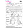 Kabát / Vesta | Burda 5840 | 46-60,  thumbnail number 9