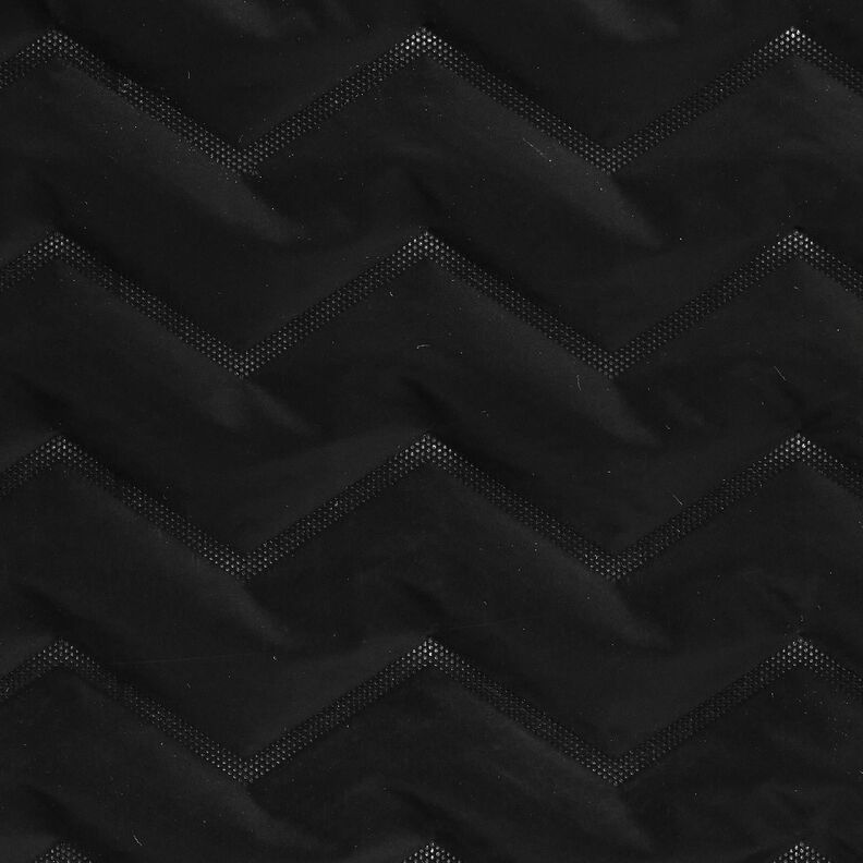 Prošívaná látka Chevron broskvová barva | Katia Fabrics – černá, image number 1